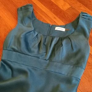 Turquoise Calvin Klein Gown